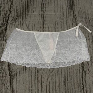 Victoria's Secret White Lace Panties